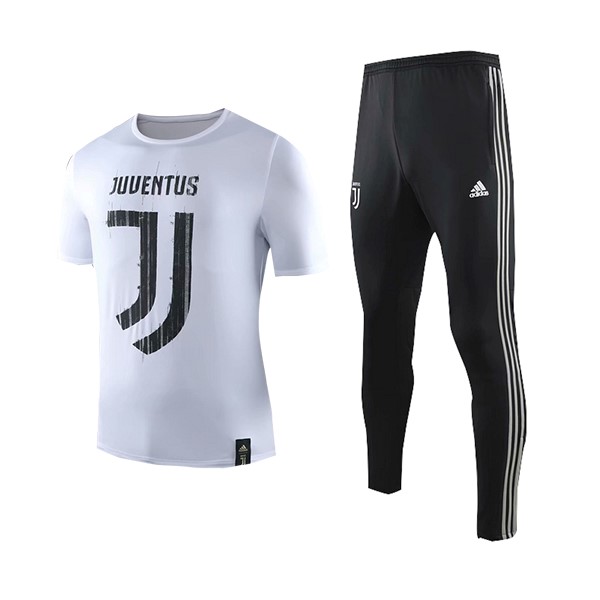 Entrenamiento Juventus Conjunto Completo 2019-2020 Blanco Negro